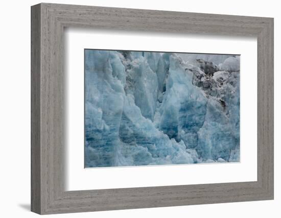 Norway. Svalbard. Spitsbergen. Hornsund. Brepollen. Edge of a Glacier-Inger Hogstrom-Framed Photographic Print