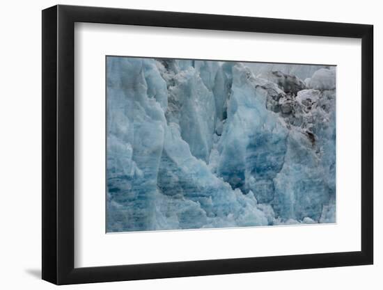 Norway. Svalbard. Spitsbergen. Hornsund. Brepollen. Edge of a Glacier-Inger Hogstrom-Framed Photographic Print