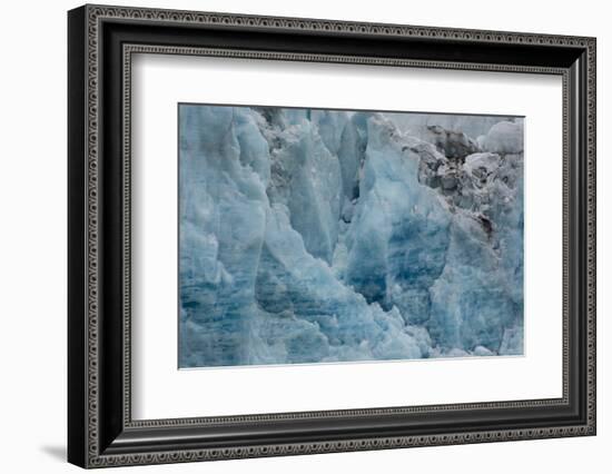 Norway. Svalbard. Spitsbergen. Hornsund. Brepollen. Edge of a Glacier-Inger Hogstrom-Framed Photographic Print