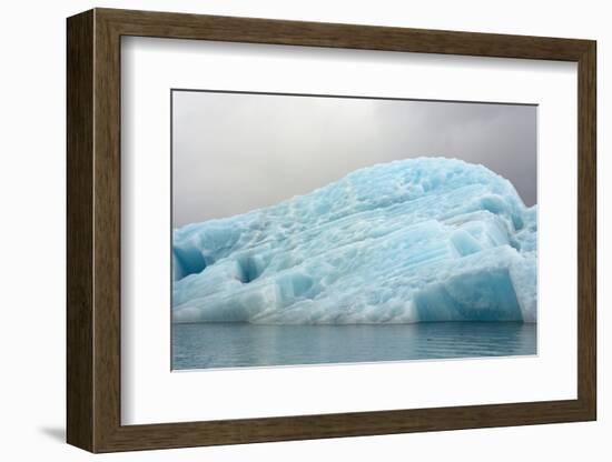 Norway. Svalbard. Spitsbergen. Hornsund. Brepollen. Icebergs Patterns-Inger Hogstrom-Framed Photographic Print