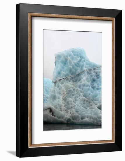 Norway. Svalbard. Spitsbergen. Hornsund. Brepollen. Icebergs Patterns-Inger Hogstrom-Framed Photographic Print