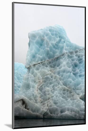 Norway. Svalbard. Spitsbergen. Hornsund. Brepollen. Icebergs Patterns-Inger Hogstrom-Mounted Photographic Print