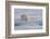 Norway, Svalbard, Spitsbergen. Polar Bear Rests on Sea Ice at Sunrise-Jaynes Gallery-Framed Photographic Print