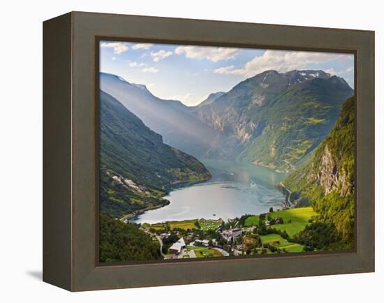 Norway, Western Fjords, Geiranger Fjord-Shaun Egan-Framed Premier Image Canvas