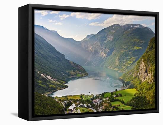 Norway, Western Fjords, Geiranger Fjord-Shaun Egan-Framed Premier Image Canvas