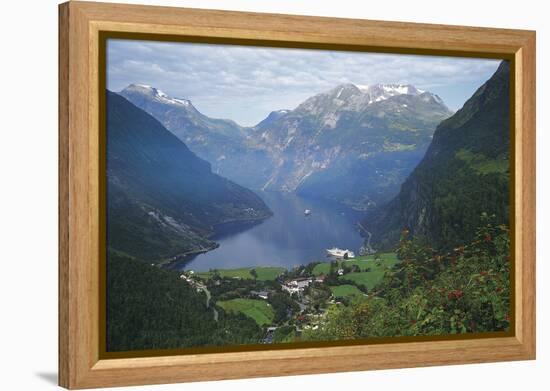 Norway, Western Fjords, Geiranger Fjord-Gavin Hellier-Framed Premier Image Canvas