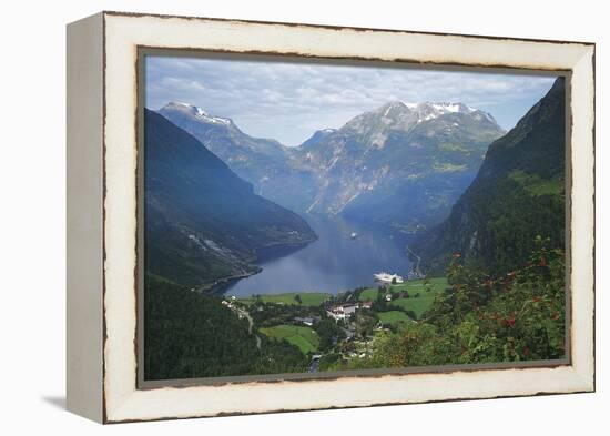 Norway, Western Fjords, Geiranger Fjord-Gavin Hellier-Framed Premier Image Canvas