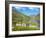 Norway, Western Fjords, Sogn Og Fjordane, Sheep Infront of Traditional Cottages by Lake-Shaun Egan-Framed Photographic Print