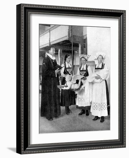 Norwegian Christening, 1936-Donald Mcleish-Framed Giclee Print
