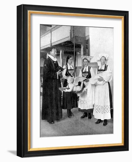 Norwegian Christening, 1936-Donald Mcleish-Framed Giclee Print