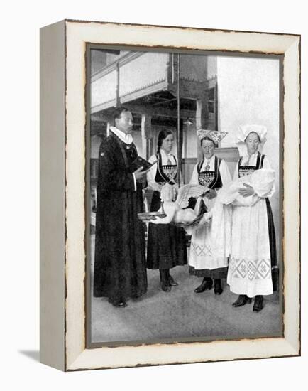 Norwegian Christening, 1936-Donald Mcleish-Framed Premier Image Canvas