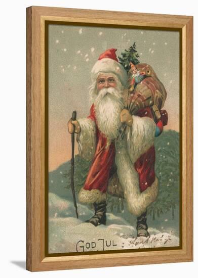 Norwegian Christmas Card-null-Framed Premier Image Canvas