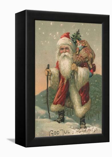 Norwegian Christmas Card-null-Framed Premier Image Canvas