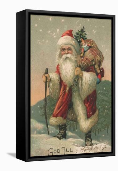 Norwegian Christmas Card-null-Framed Premier Image Canvas