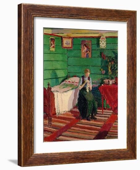 Norwegian Interior, 1913 (Oil on Canvas)-Harold Gilman-Framed Giclee Print