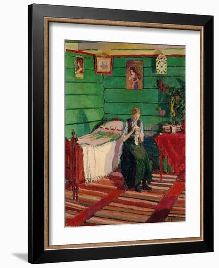 Norwegian Interior, 1913 (Oil on Canvas)-Harold Gilman-Framed Giclee Print