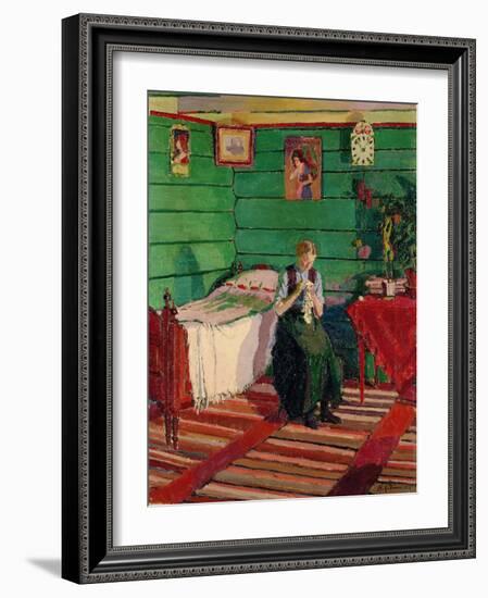 Norwegian Interior, 1913 (Oil on Canvas)-Harold Gilman-Framed Giclee Print