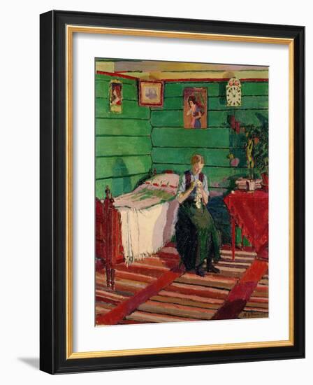 Norwegian Interior, 1913 (Oil on Canvas)-Harold Gilman-Framed Giclee Print