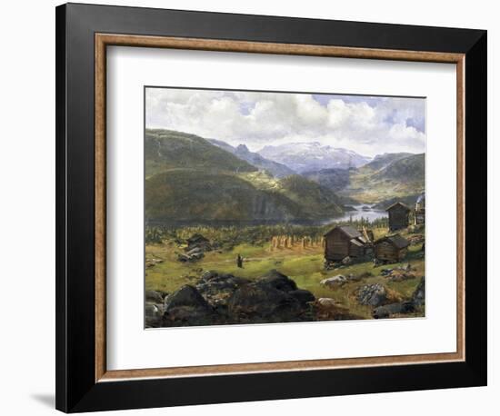 Norwegian Valley-Johan Christian Clausen Dahl-Framed Giclee Print