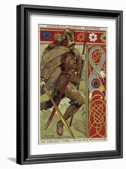 Norwegian Viking Costume, 6th Century-null-Framed Giclee Print