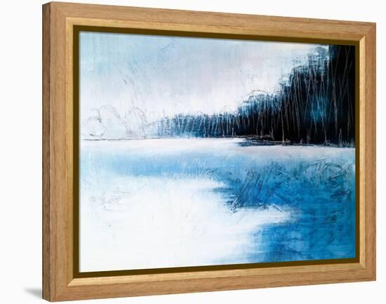 Norwegian wood-Hyunah Kim-Framed Stretched Canvas