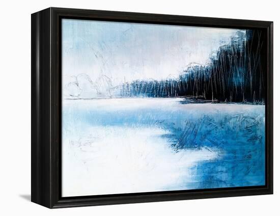 Norwegian wood-Hyunah Kim-Framed Stretched Canvas