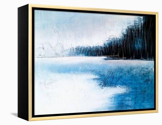 Norwegian wood-Hyunah Kim-Framed Stretched Canvas