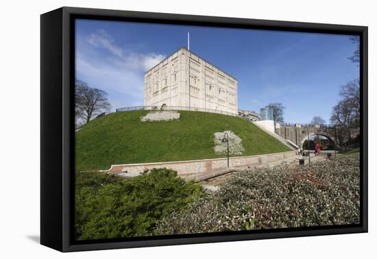 Norwich Castle, Norfolk, 2010-Peter Thompson-Framed Premier Image Canvas