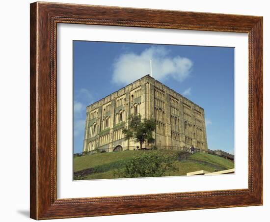 Norwich Castle, Norwich, Norfolk, England, United Kingdom, Europe-Charcrit Boonsom-Framed Photographic Print