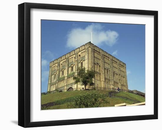 Norwich Castle, Norwich, Norfolk, England, United Kingdom, Europe-Charcrit Boonsom-Framed Photographic Print