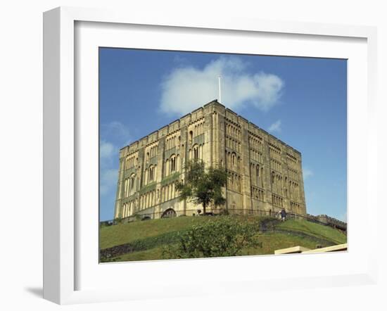 Norwich Castle, Norwich, Norfolk, England, United Kingdom, Europe-Charcrit Boonsom-Framed Photographic Print