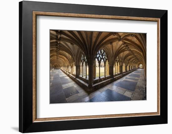 Norwich Cathedral Cloisters, Holy and Undivided Trinity Anglican Cathedral in Norwich-Neale Clark-Framed Photographic Print