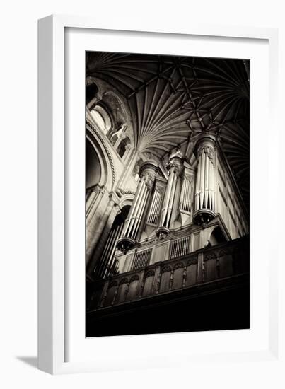 Norwich Cathedral Organ-Tim Kahane-Framed Photographic Print