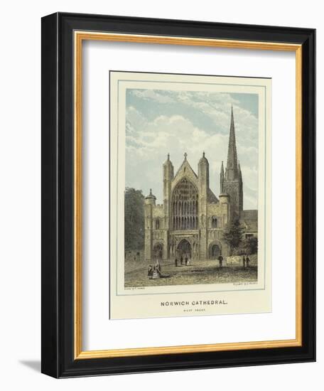 Norwich Cathedral, West Front-null-Framed Giclee Print