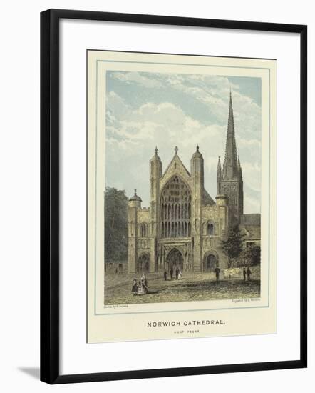 Norwich Cathedral, West Front-null-Framed Giclee Print