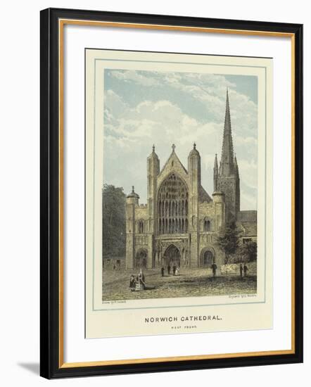 Norwich Cathedral, West Front-null-Framed Giclee Print