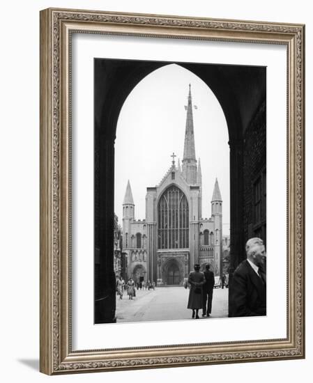 Norwich Cathedral-null-Framed Photographic Print