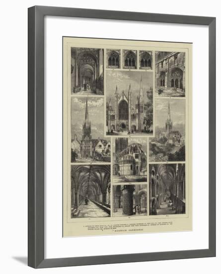 Norwich Cathedral-null-Framed Giclee Print