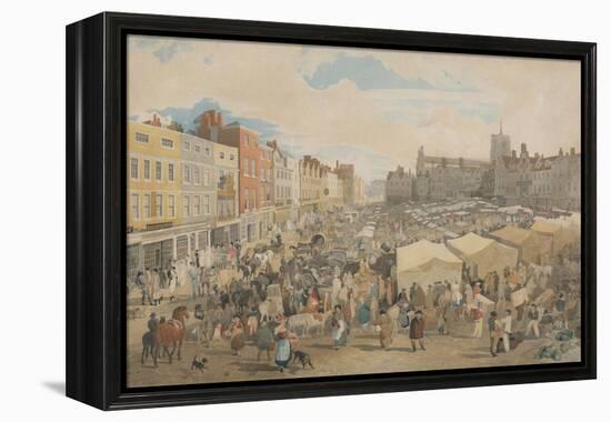 Norwich Market-Place-John Sell Cotman-Framed Premier Image Canvas