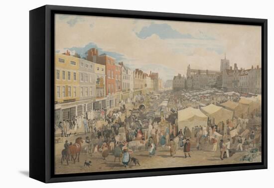 Norwich Market-Place-John Sell Cotman-Framed Premier Image Canvas