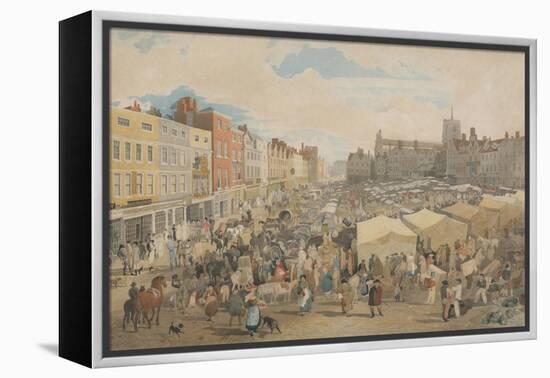 Norwich Market-Place-John Sell Cotman-Framed Premier Image Canvas