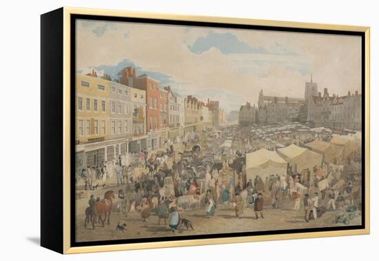 Norwich Market-Place-John Sell Cotman-Framed Premier Image Canvas