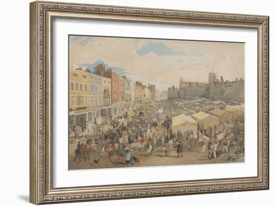 Norwich Market-Place-John Sell Cotman-Framed Giclee Print