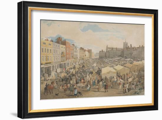 Norwich Market-Place-John Sell Cotman-Framed Giclee Print