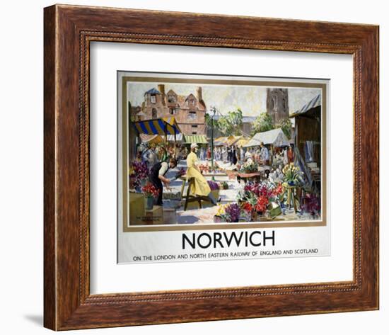 Norwich Market-null-Framed Art Print