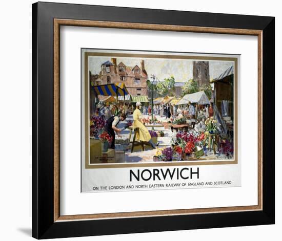 Norwich Market-null-Framed Art Print