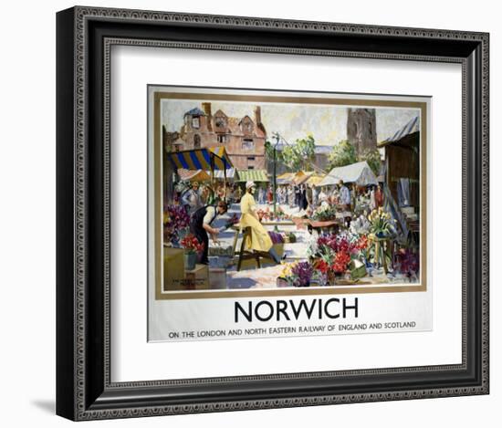 Norwich Market-null-Framed Art Print