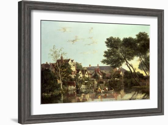 Norwich River, Afternoon, C.1812-19-John Crome-Framed Giclee Print