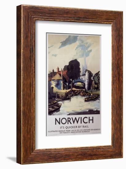 Norwich-null-Framed Art Print