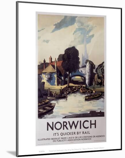 Norwich-null-Mounted Art Print